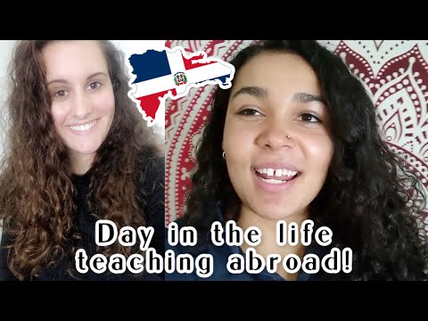 Day in the Life Teaching Abroad | American Expat Santiago, Dominican Republic!