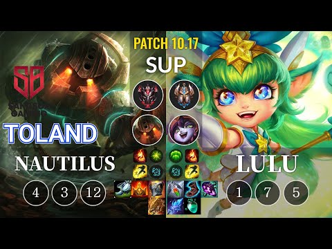 SB TolanD Nautilus vs Lulu Sup - KR Patch 10.17
