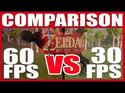 Breath of the Wild: comparativa 60 fps Vs. 30 fps