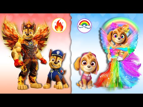 Fire, Ice & Rainbow Fashion for Muscle Paw Patrol | ADN Growing Up