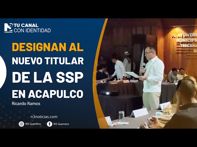 Designan al nuevo titular de la SSP en Acapulco