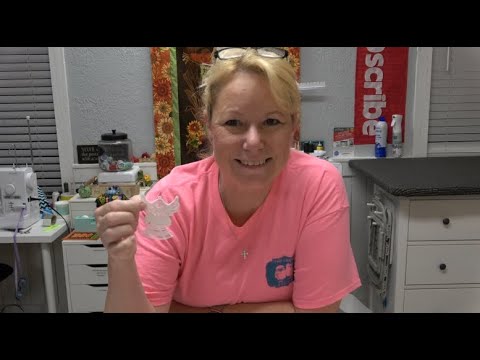 Easy Free Standing Lace Ornaments from Designs by JuJu - Beginner Embroidery Use T-pins to Hold It!