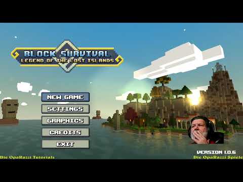 Let`s Play Tutorial von Block Survival: Legend of the Lost Islands - deutsch