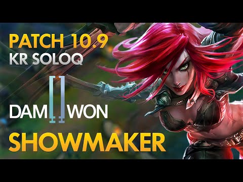 Damwon Gaming ShowMaker - Mid Lane: Katarina vs Galio - KDA 19/5/9