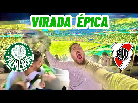O ALLIANZ PARQUE VIROU UM PANDÊMONIO CONTRA O RIVER PLATE/ Palmeiras 3 x 1 River Plate 