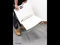 Installation for plastic office chair