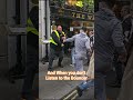 A Street Fight In Covent Garden London Uk Angry Bouncer Beware Liverpoolunited