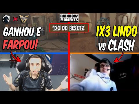 ASK FARPANDO A TEAM ONE, CLUTCH LINDO DO FNTZY, 1x3 INSANO DO RESETZ - MELHORES MOMENTOS BR6
