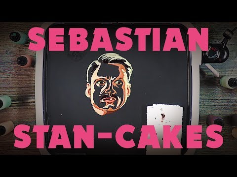 Sebastian Stan Pancake Art