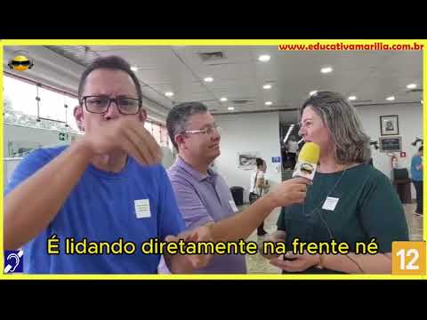 Tv Educativa Prof Dr  Emerson entrevista Ana Coordenadora do Curso de Psicologia Unimar com Prof João Bonini LIBRAS -Unimar-Marília SP
