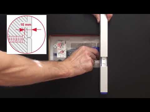 Установка кнопки смыва TECEloop