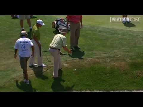 Ball at rest against movable obstruction - Golf Rules