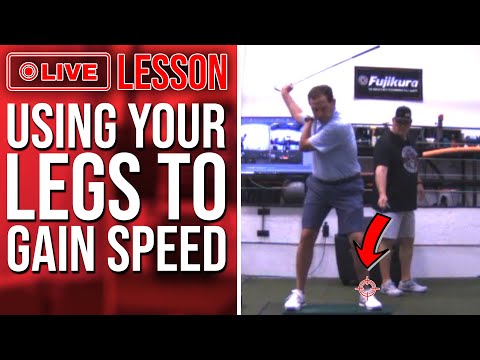 LIVE LESSON 🚨 Golf Swing Leg Move Gains Instant Speed | CLUB HEAD SPEED!  🏌️‍♂️