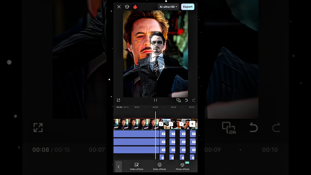 Iron-Man edit [Los voltage slowed & reverb] Avengers edit in capcut |#edit #ironman #capcut #shorts