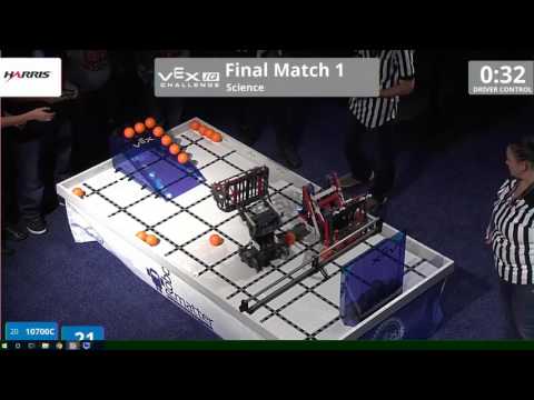 VEX Worlds 2016 - VEXIQ Middle School - Finals 1 (10700C 5148A) 140
