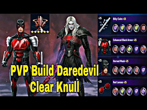 How To Clear WBL Knull With Daredevil | Full PVP Build And Obelisk Used - Marvel Future Fight