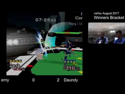 vsHsv Aug 2017 - emy (Fox/YLink) vs Daundy (Marth) - SSBM