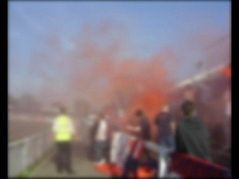 Jorvik Reds @ Woking - Smoke and Flag Display