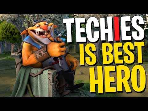 Techies Is Best Hero - DotA 2 Funny Moments