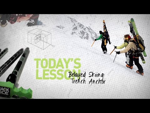 BackSide Elevated Education Episode 28 - Belayed Skiing - Trench Anchor