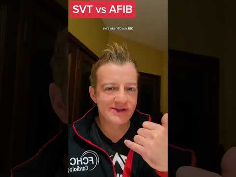 SVT or AFib? Supraventricular tachycardia can be confused with atrial fibrillation a lot!