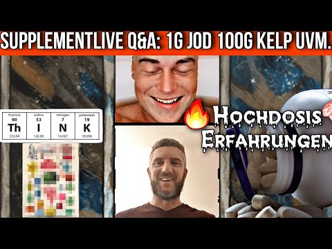 Lugolsche Lösung - 1G Hochdosis Jod 100G Kelpalge UVM. Erfahrungen  Nahrungsergänzungsmittel