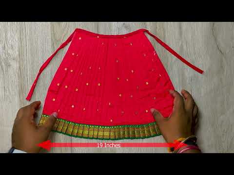 Traditional Vastra/Poshak for Durga Maa Face/Idol video