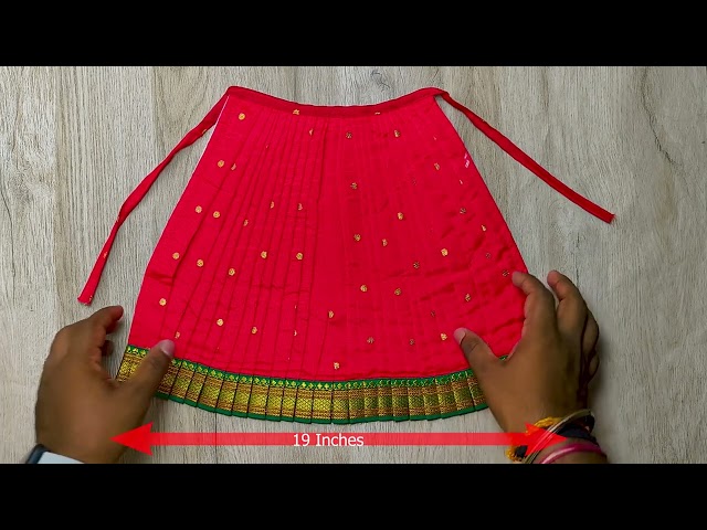 Traditional Vastra/Poshak for Durga Maa Face/Idol (Size Of Lehanga Is 12 inches ) video