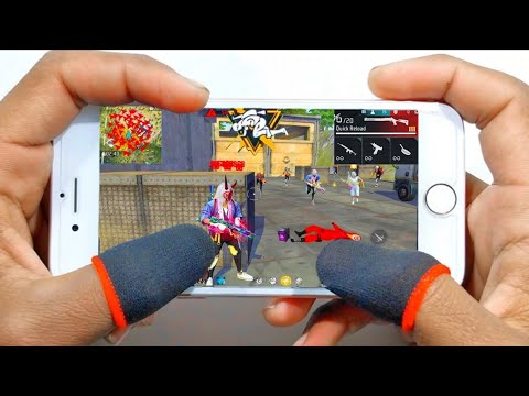 Iphone 6 Free Fire Gameplay test full max settings HUD+DPI+ MACRO 1 gb ram🤯 20kill 