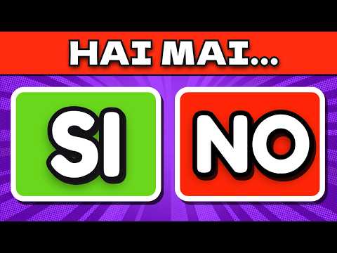 NON HO MAI…   ✅ ❌ 40 Domande - Rispondi Sinceramente 😄