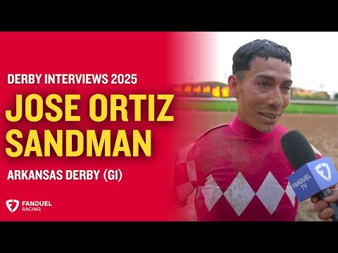 Arkansas Derby (G1) Winning Jockey JOSE ORTIZ talks to ANDIE BIANCONE