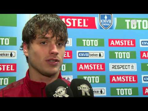 Jurgen Mattheij na afloop van Roda JC - Excelsior