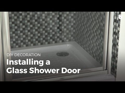 How to Install a Glass Shower Door | DIY Projects