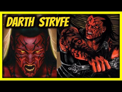🔥DARTH STRYFE Historia STAR WARS - Personajes Sith