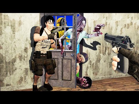 Zombie Horde ATTACK our Safe House (SURV1V3)