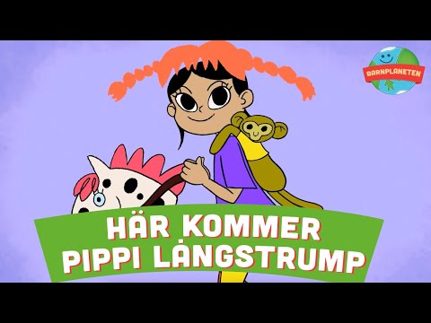 Här kommer Pippi Långstrump - Animerad Barnplaneten video