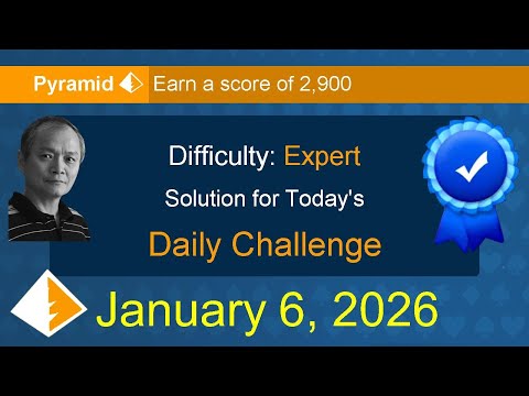 Microsoft Solitaire Collection: Pyramid - Expert - January 6, 2026