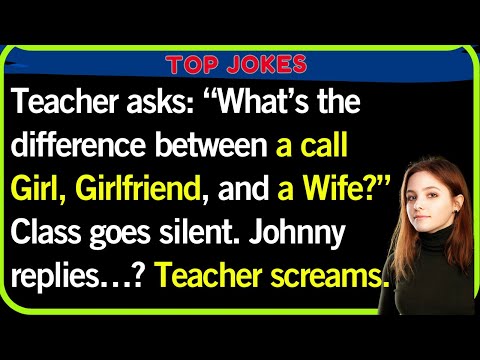 Johnny Explains Girl vs Wife in Class 😂 | School Jokes