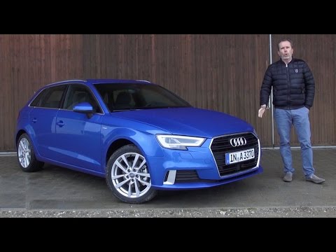 2016 Audi A3 Sportback (restylée) [ESSAI VIDEO] : un peu de forme, un peu de fond