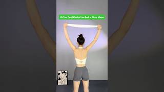 5 Towel Back Exercises for Women to Sculpt Collarbones, Lift the Face & Improve Posture at Home