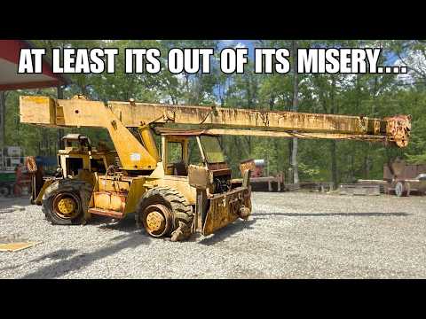 Cant Save Them All.  We Had to SCRAP This Crane to Save a Better One!!