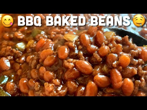 BBQ BAKED BEANS w/ GROUND BEEF | COOK WITH ME | WHAT'S...