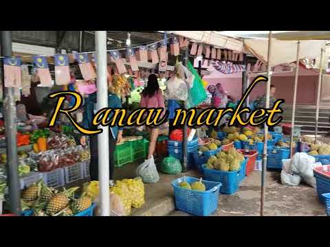 Ranau Market, Sabah Walking tour @LuueeJanice 4K 2023