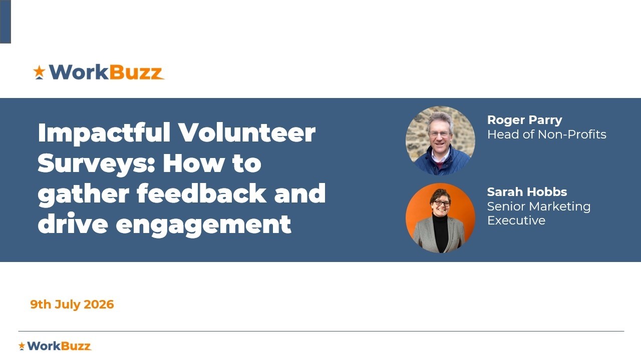 Impactful Volunteer Surveys webinar recording