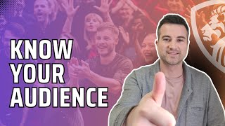 Always prepare appropriately for your audience