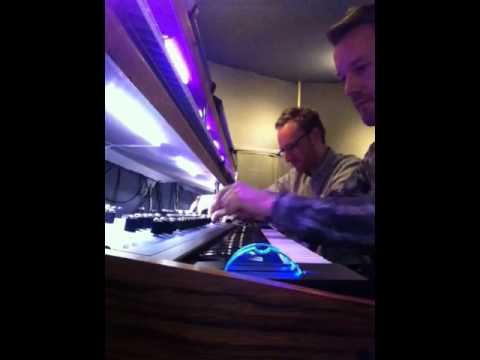 Wez Clarke & Jim Breese in the studio