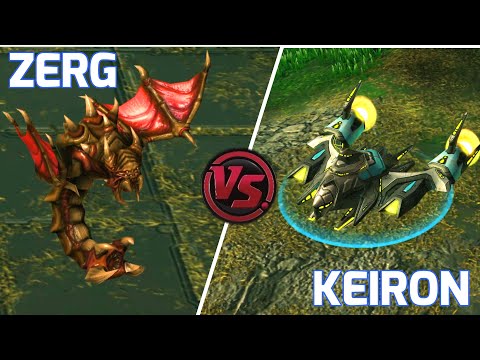 Zerg vs Keiron - Starcraft 2 Custom Race Showcase