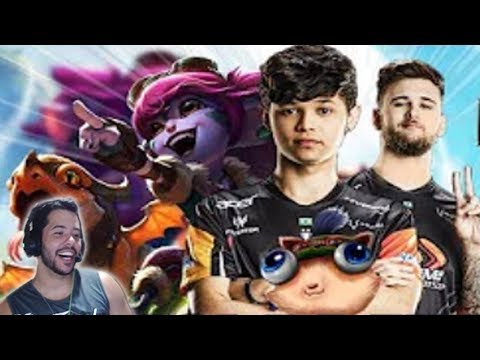 O MELHOR CBLOL DA ZOEIRA DO BRONZIOCRE *INSEC DE TRISTANA DO TITAN E RANGER SMITANDO O BAIGON*