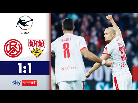 RWE rettet spät glücklichen Punkt! | Rot-Weiss Essen - VfB Stuttgart II | Highlights - 3. Liga