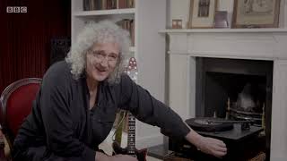Brian May Plays His Old Buddy Holly & The Crickets Vinyl 45s | That'll Be the Day | Maybe Baby
